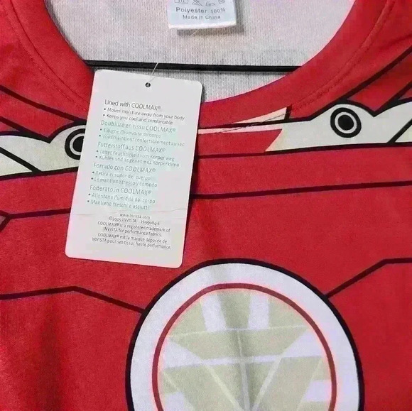 Ironman CoolMax logo shirt size XL NWT red - Picture 6 of 6